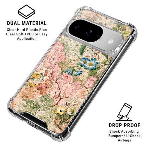 Marbled Paper by William Kilburn Google Pixel 10 Clear Case